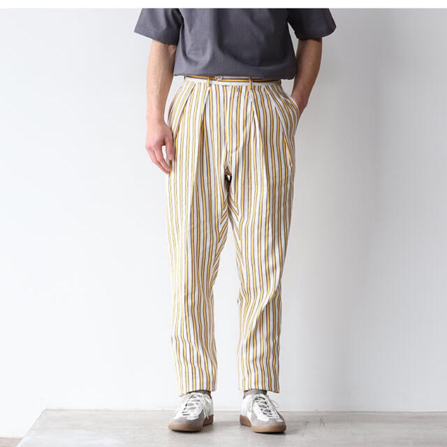 NEAT LAL Stripe Tapered 44スラックス