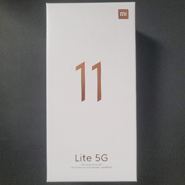 Mi 11 Lite 5G トリュフブラックスマートフォン本体