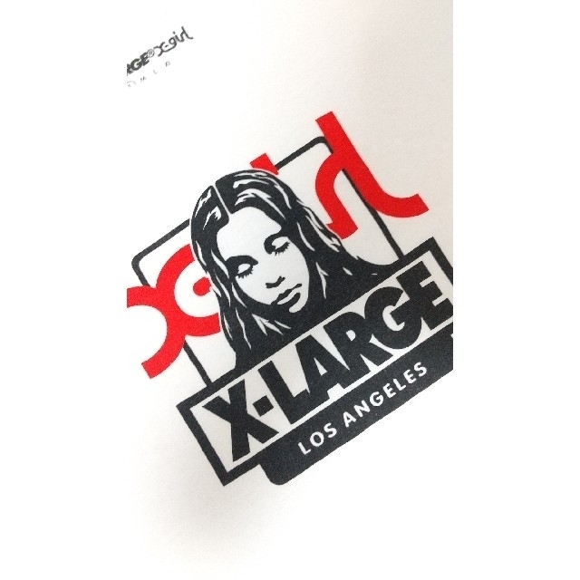 XLARGE - X-LARGE X-GIRL エックスガール コラボ S 白 ホワイト ロンT