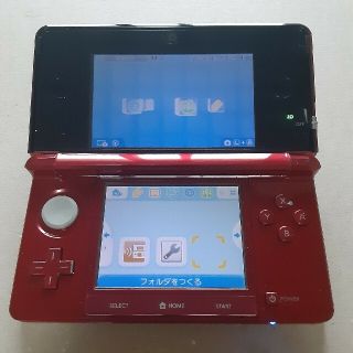 ニンテンドー3DS(ニンテンドー3DS)の3DS  本体   フレアレッド  ペルソナ Q2(携帯用ゲーム機本体)