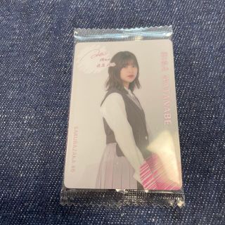 櫻坂46 ウエハース　渡邉理佐　ノーマル(アイドルグッズ)