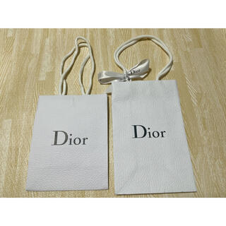 ディオール(Dior)のDIOR 紙袋　ショップ袋　2枚(ショップ袋)