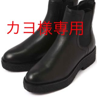 ローズバッド(ROSE BUD)の【美品】プラットフォームサイドゴアブーツ37  ROSE BUD(ブーツ)