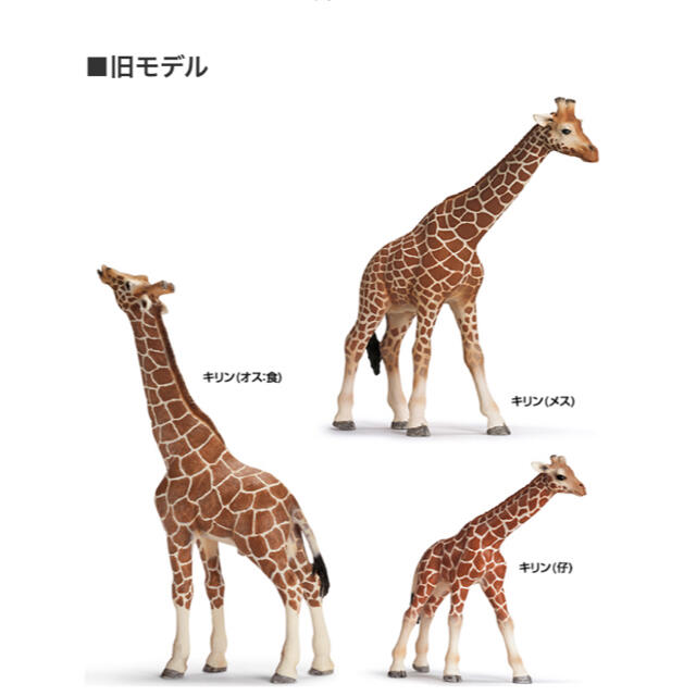 中華のおせち贈り物 シュライヒ Schleich キリン 親子