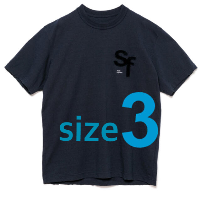 100%正規品 x sacai - sacai Fragment size3 T-Shirt Tシャツ/カットソー(半袖/袖なし)
