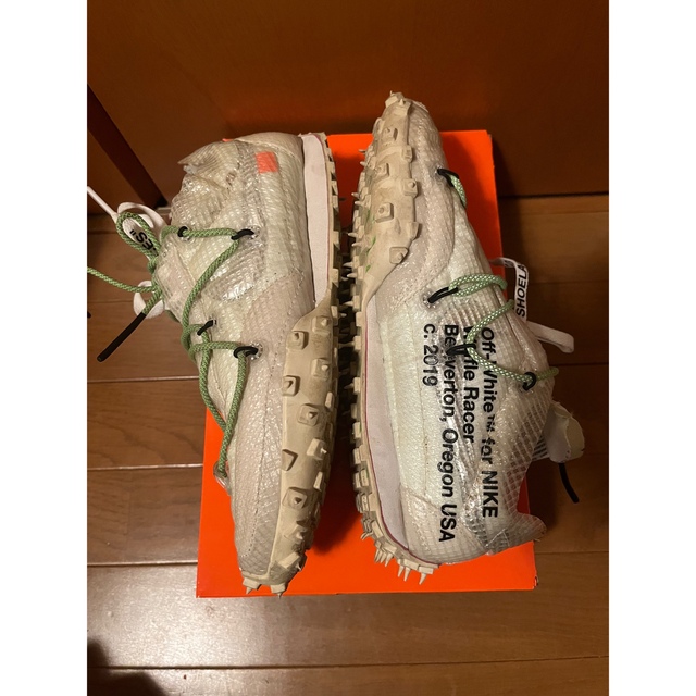 OFF-WHITE NIKE WAFFLE RACER オフホワイト