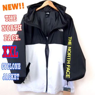 ザノースフェイス(THE NORTH FACE)のbtgwpさん専用 ノースフェイス サイクロンジャケット 黒 白  XXL 3L(ナイロンジャケット)