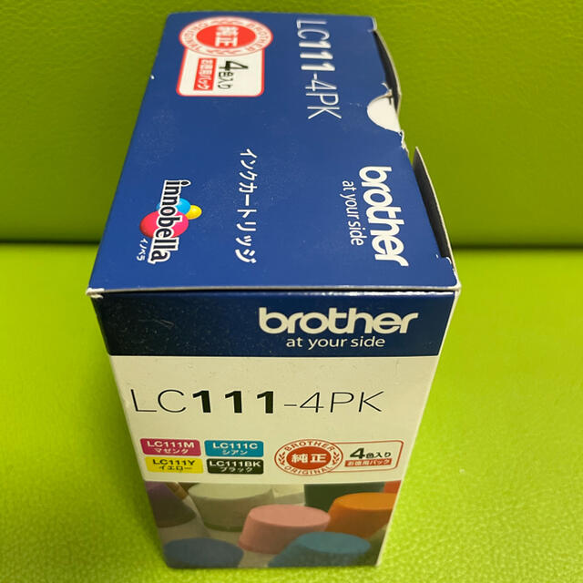 brother(ブラザー)の純正品 brother インクカートリッジ LC111-4PK使用期限注意 スマホ/家電/カメラのPC/タブレット(PC周辺機器)の商品写真