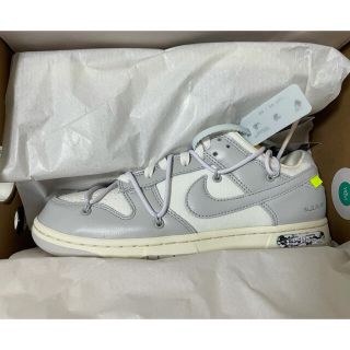 ナイキ(NIKE)のoff-white Dunk Low  オフホワイト　ダンク　ロー　49(スニーカー)