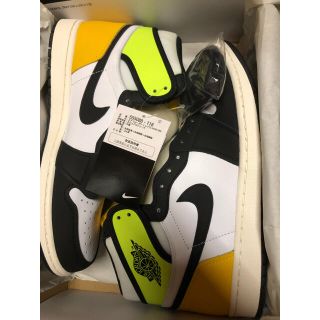 NIKE AJ1 OG HIGH Volt Gold US10 ジョーダン1(スニーカー)