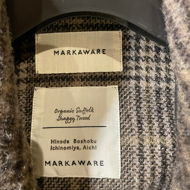 MARKAWEAR(マーカウェア)の 美品MARKAWARE CPO TWEED SHAGGY サイズ3 20AW メンズのジャケット/アウター(ブルゾン)の商品写真