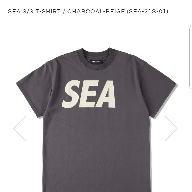 WIND AND SEA CHARCOAL Tシャツ　Lサイズ