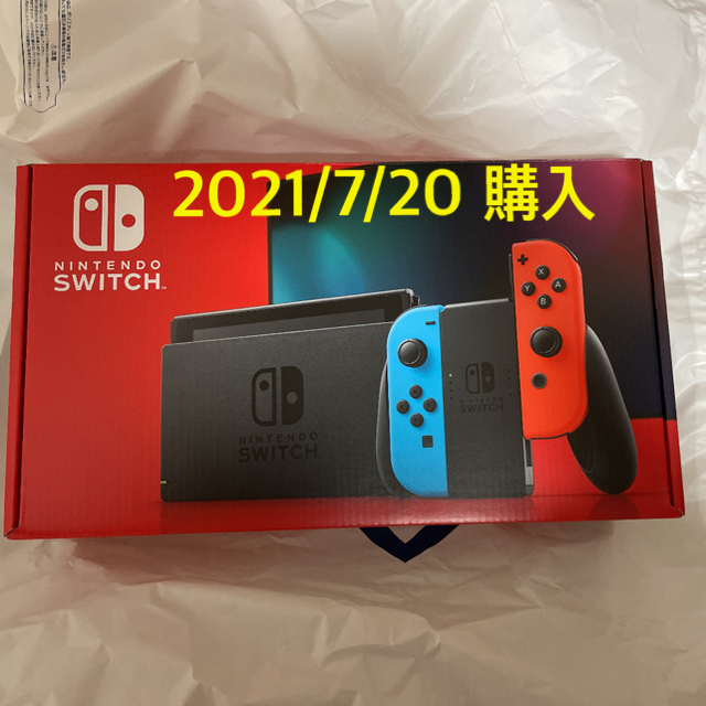 珍しい ネオンレッド 新型 Nintendo Switch ネオンブルー ニンテンドー ...