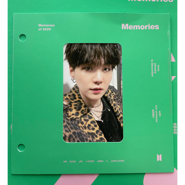 防弾少年団(BTS)(ボウダンショウネンダン)のBTS Memories 2020 トレカ　SUGA ユンギ エンタメ/ホビーのタレントグッズ(アイドルグッズ)の商品写真