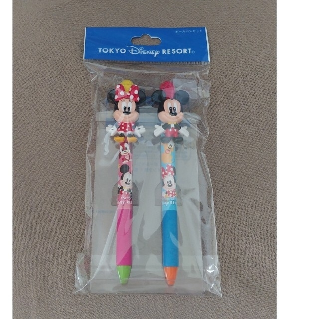 Disney(ディズニー)のTDL ミッキーミニーボールペン黒 2本セット エンタメ/ホビーのおもちゃ/ぬいぐるみ(キャラクターグッズ)の商品写真