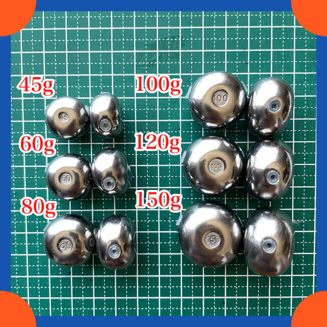 タイラバタングステンシンカー 45g*5個、60g*5個 ヘッド ジグ ...