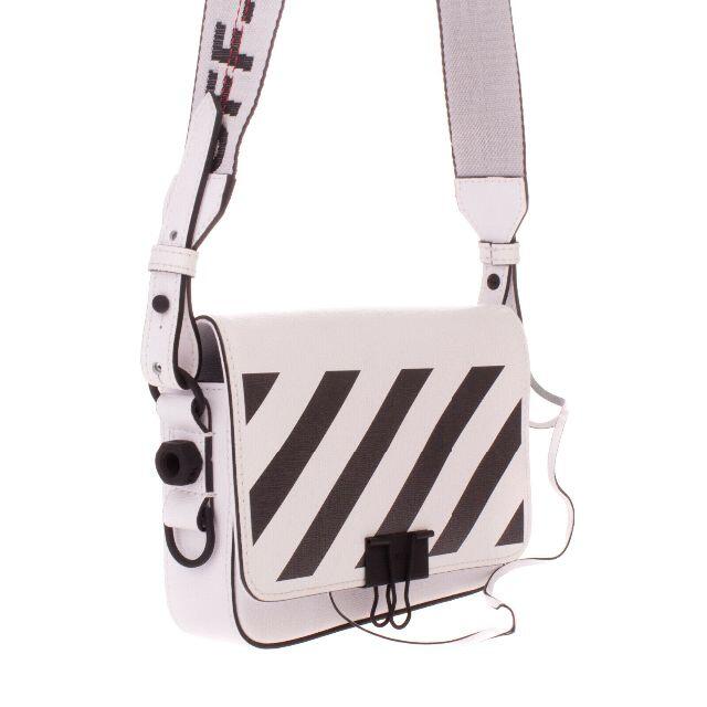 OFF-WHITE - OFF-WHITE ミニクリップ レザーバッグ クロスボディバッグ