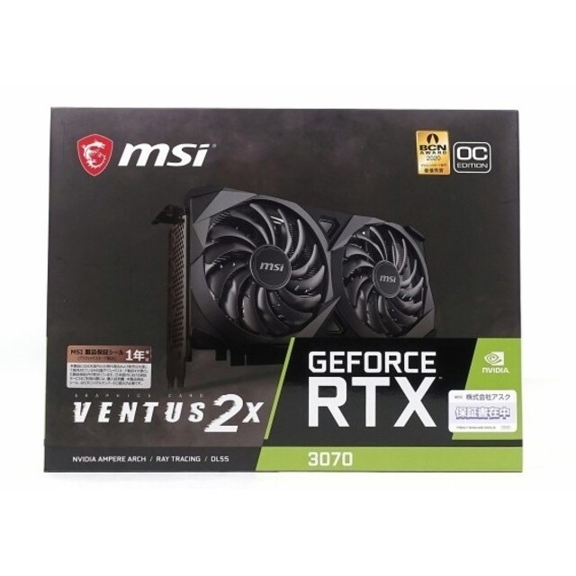 GeForce RTX 3070 VENTUS 2X OCPC/タブレット