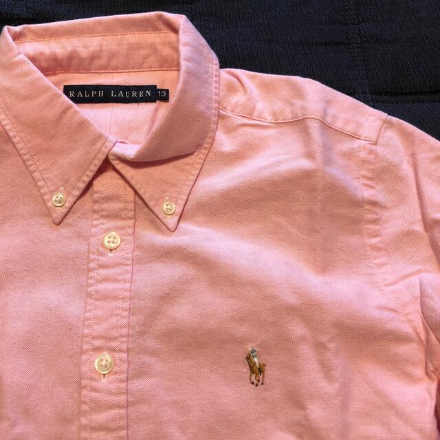 Ralph Lauren(ラルフローレン)の新品　ラルフローレン  ボタンダウン　13号 レディースのトップス(シャツ/ブラウス(長袖/七分))の商品写真