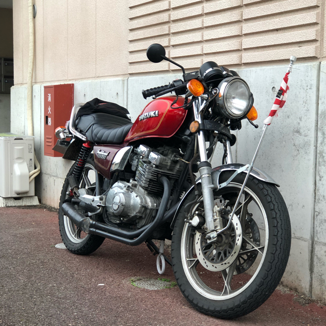 GSX250T トラザリ タックロールシート GSX400T GT380 旧車 horizonte ...