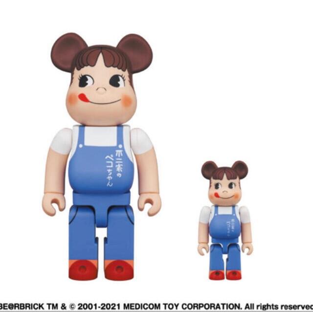 MEDICOM TOY - BE＠RBRICK ペコちゃん The overalls girl
