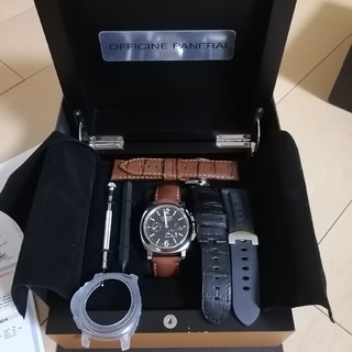 オフィチーネパネライ(OFFICINE PANERAI)のパネライ　ルミノール　マリーナ　パワーリザーブ　PAM00090(腕時計(アナログ))