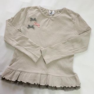 ペアレンツドリーム(Parents Dream)のりんママ様【美品】parentsdream 長袖カットソー　130cm グレー(Tシャツ/カットソー)