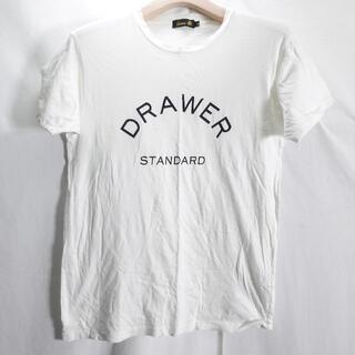 ドゥロワー(Drawer)のDRAWER　Tシャツ　レディース　ホワイト(Tシャツ(半袖/袖なし))