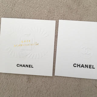 シャネル(CHANEL)のCHANELシャネル ロゴ　ムエット  2枚(その他)