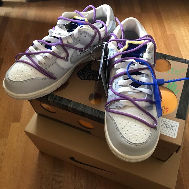 正規 NIKE Off White DUNK low 1of50 Lot 48