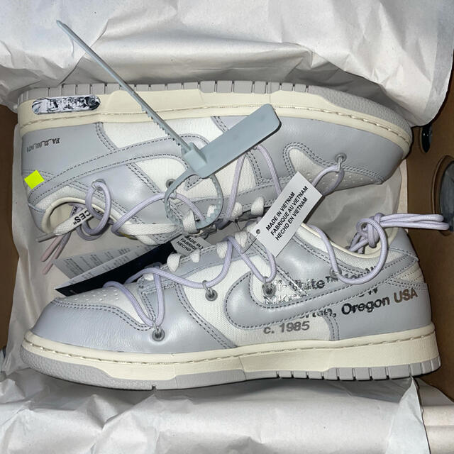 OFF-WHITE × NIKE DUNK LOW"the 50" lot49