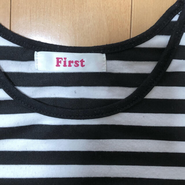 INGNI First(イングファースト)のINGNI★First/ファースト　トップス　Tシャツ　ボーダー　長袖　140 キッズ/ベビー/マタニティのキッズ服女の子用(90cm~)(Tシャツ/カットソー)の商品写真