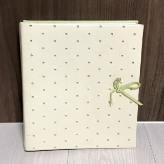 新品）訳あり！フォトアルバム♡グリーン水玉(アルバム)