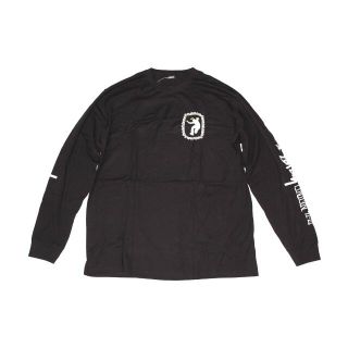 ステューシー(STUSSY)のSTUSSY BEST FUCKIN SOUND LS TEE BLACK(Tシャツ/カットソー(七分/長袖))