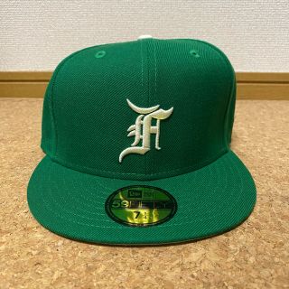 フィアオブゴッド(FEAR OF GOD)の[7 1/4]NEW ERA FEAR OF GOD 59FIFTY 緑 (キャップ)