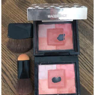 マキアージュ(MAQuillAGE)のマキアージュ　ドラマティックムードヴェール　RD100 レフィル2個付き(チーク)