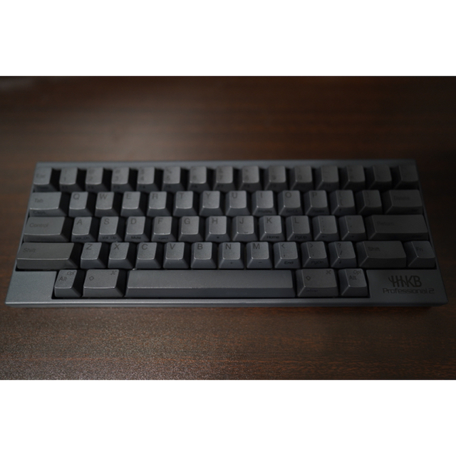 HHKB Professional2 英字配列、刻印あり、墨モデル