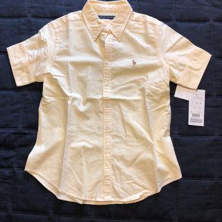 ラルフローレン(Ralph Lauren)の新品　ラルフローレン  ボタンダウン　11号(シャツ/ブラウス(半袖/袖なし))