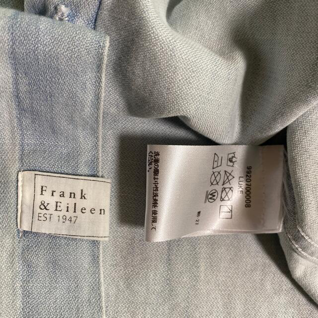 Frank&Eileen(フランクアンドアイリーン)のFlank&Eileen LUKE ストーンウォッシュドインディゴ ブルーシャツ メンズのトップス(シャツ)の商品写真
