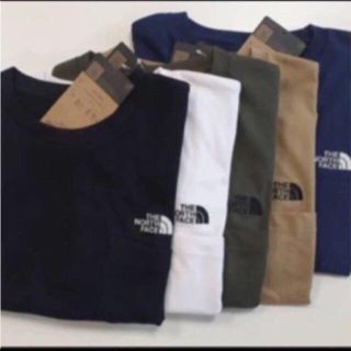 ザノースフェイス(THE NORTH FACE)の【未開封新品】ノースフェイス　ポケットTシャツ　ワンポイント刺繍　各種カラー(Tシャツ/カットソー(半袖/袖なし))