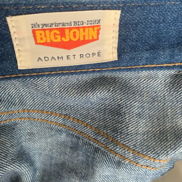 Adam et Rope'(アダムエロぺ)のハイライズ　セルビッチデニム　BIG JOHN レディースのパンツ(デニム/ジーンズ)の商品写真