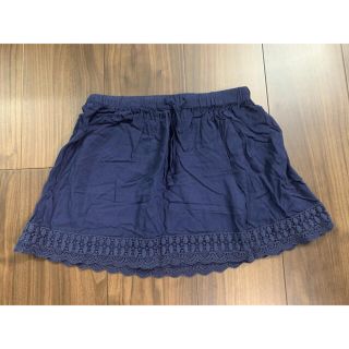 オールドネイビー(Old Navy)のOLD NAVY 紺色スカート　8歳　120cmくらい(スカート)