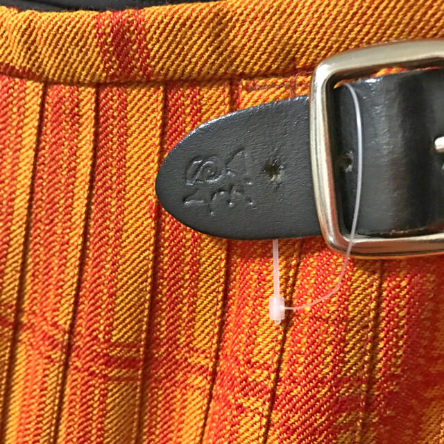 Yorkland(ヨークランド)の新品YORK LANDウールチェック柄プリーツロング巻きスカート 9号 M レディースのスカート(ロングスカート)の商品写真