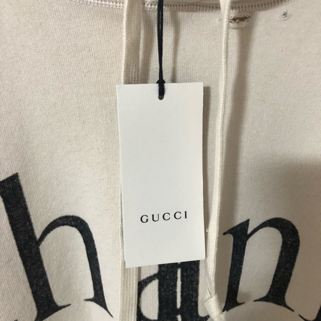 2022低価 Gucci - GUCCI 20aw THINK THANK コットンフーディーの通販 by 得価正規店