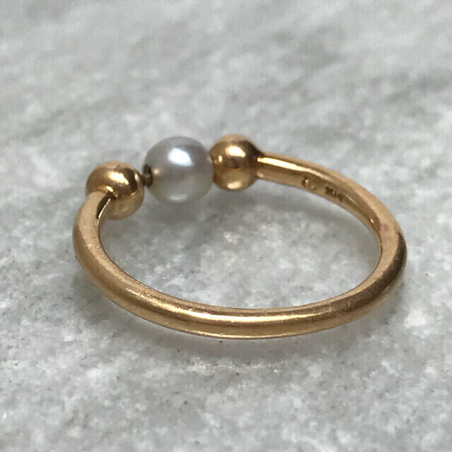 国産 TASAKI パール イエローゴールド 2連 ブレスレット タサキ ベビー