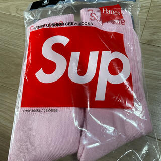 シュプリーム(Supreme)のSupreme / Hanes® Crew Socks Pink 1足売り(ソックス)