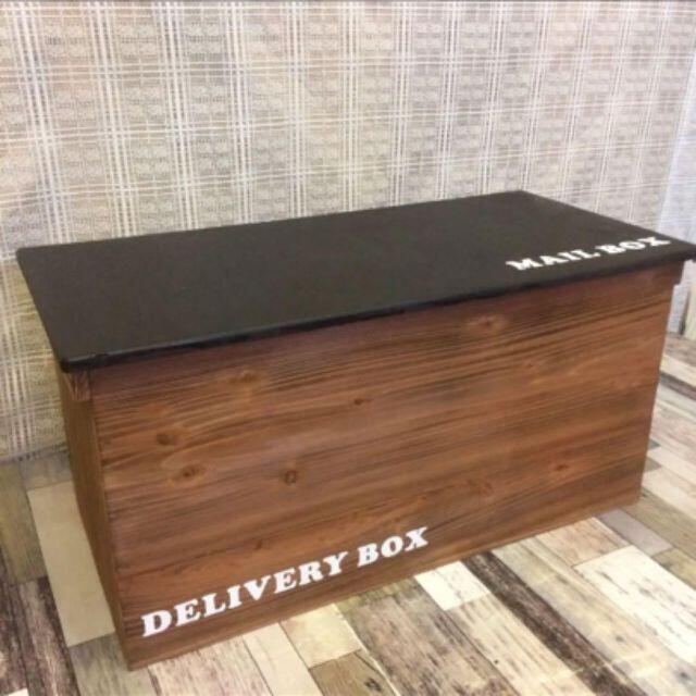 限定製作】 《受注生産E09》宅配BOX 置き配 メールボックス りんご箱