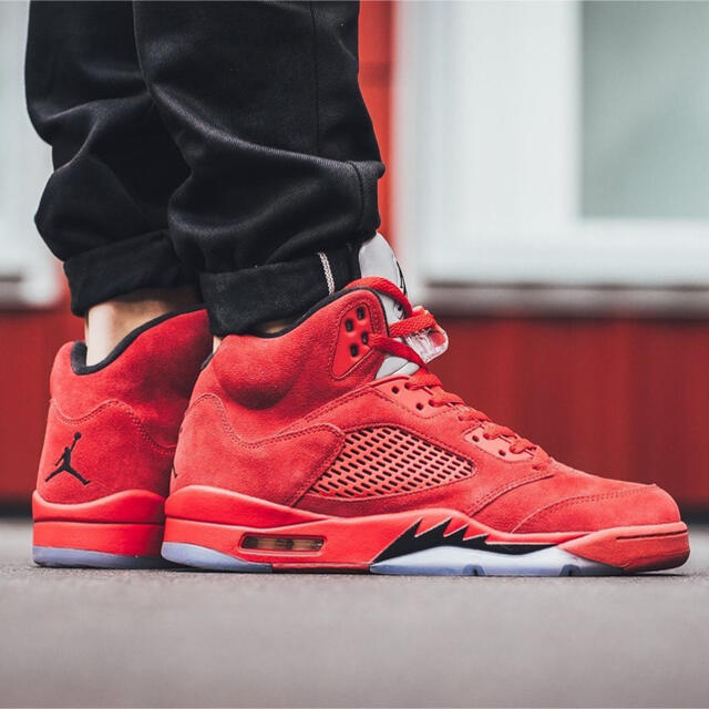 AIR JORDAN5 RED SUEDE