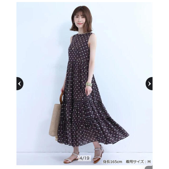 新品 URBAN RESEARCH ROSSO シャーリングギャザーワンピース