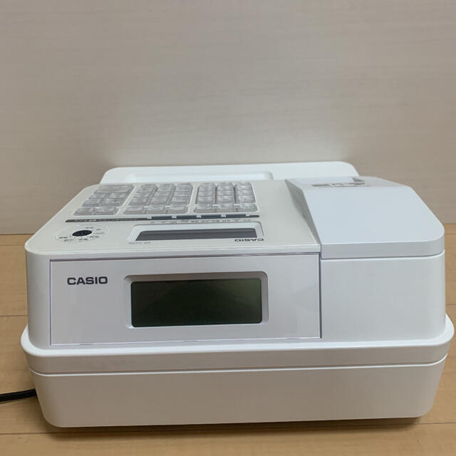 CASIO(カシオ)の未使用　CASIO 電子レジスター　SR-S200-WE インテリア/住まい/日用品のオフィス用品(店舗用品)の商品写真